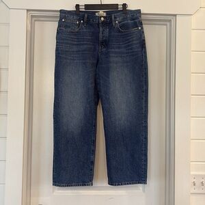 New without Tags Madewell Low-Slung Straight Jeans